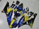 2006-2007 Yamaha YZF R6 Motorcycle Fairings - Blue Yellow Glossy Black Shark Canada