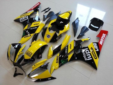 2006-2007 Yamaha YZF R6 Motorcycle Fairings - Yellow Glossy Black Red Green Motul Monster Canada