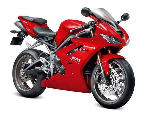 2006-2008 Triumph Daytona 675 Triple Motorcycle Fairing Kits - Red Canada