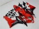 2007-2008 Honda CBR600RR Bike Fairings - Red Matte Black Canada