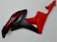 2007-2008 Honda CBR600RR Bike Fairings - Red Matte Black Canada