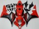 2007-2008 Honda CBR600RR Bike Fairings - Red Matte Black Canada