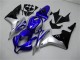 2007-2008 Honda CBR600RR Motorcycle Fairings - Silver Blue Glossy Black OEM Style Canada
