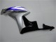 2007-2008 Honda CBR600RR Motorcycle Fairings - Silver Blue Glossy Black OEM Style Canada