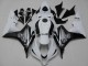 2007-2008 Honda CBR600RR Bike Fairings - White Glossy Black Canada