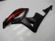 2007-2008 Honda CBR600RR Motorcycle Fairings - Red Matte Black with Decals Canada