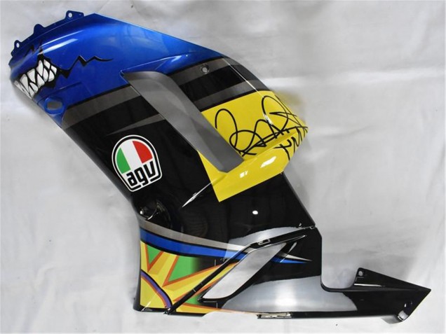 2007-2008 Kawasaki ZX6R Motorcycle Fairings - Blue Shark Canada