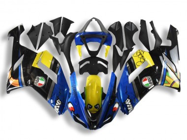 2007-2008 Kawasaki ZX6R Motorcycle Fairings - Blue Shark Canada