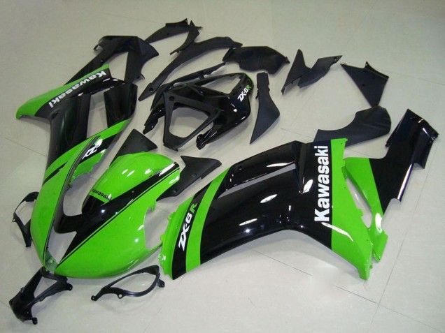 2007-2008 Kawasaki ZX6R Motorcycle Fairings - Monster Race Front Canada
