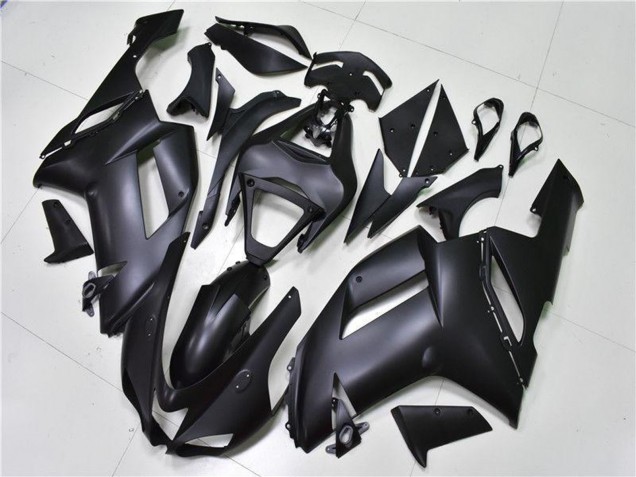 2007-2008 Kawasaki ZX6R Motorcycle Fairings - Matte Black Canada