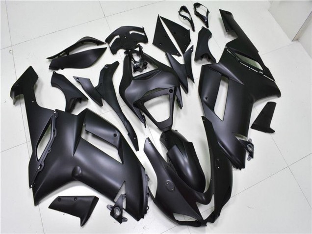 2007-2008 Kawasaki ZX6R Motorcycle Fairings - Matte Black Canada