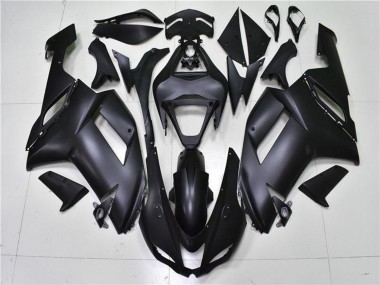 2007-2008 Kawasaki ZX6R Motorcycle Fairings - Matte Black Canada
