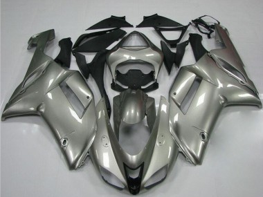 2007-2008 Kawasaki ZX6R Motorcycle Fairings - Grey Canada