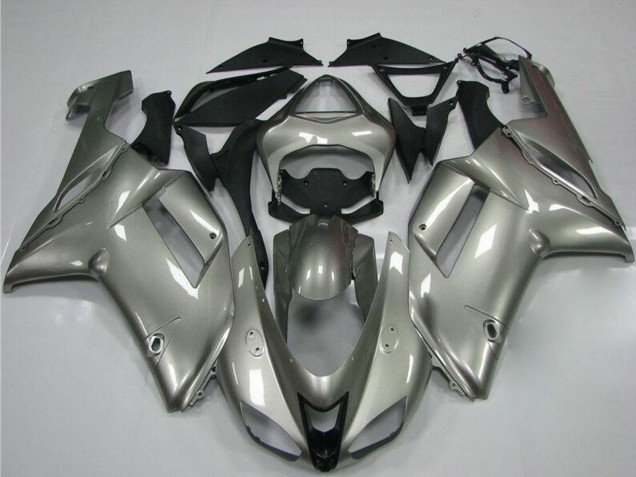 2007-2008 Kawasaki ZX6R Motorcycle Fairings - Grey Canada