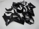 2007-2008 Suzuki GSXR 1000 Motorcycle Fairings - Glossy Black Matte Black No Decal Canada