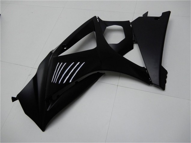 2007-2008 Suzuki GSXR 1000 Motorcycle Fairings - Glossy Black Matte Black No Decal Canada