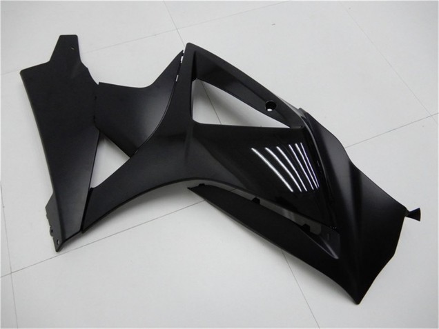2007-2008 Suzuki GSXR 1000 Motorcycle Fairings - Glossy Black Matte Black No Decal Canada