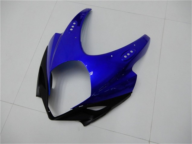 2007-2008 Suzuki GSXR 1000 Motorcycle Fairings - White Blue Black No Decal Canada