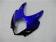 2007-2008 Suzuki GSXR 1000 Motorcycle Fairings - White Blue Black No Decal Canada