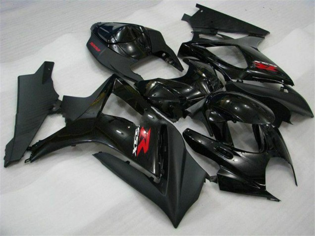 2007-2008 Suzuki GSXR 1000 Motorcycle Fairings - Glossy Black Matte Black Red Canada