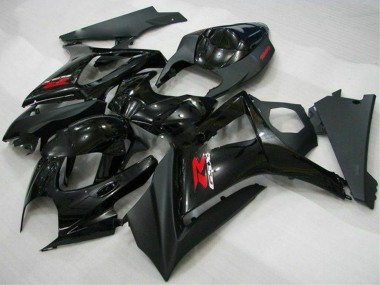 2007-2008 Suzuki GSXR 1000 Motorcycle Fairings - Glossy Black Matte Black Red Canada
