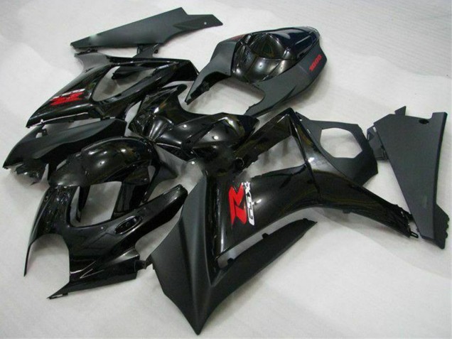 2007-2008 Suzuki GSXR 1000 Motorcycle Fairings - Glossy Black Matte Black Red Canada