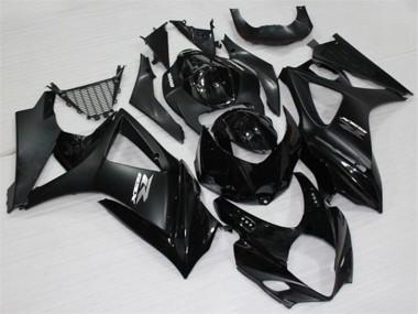 2007-2008 Suzuki GSXR 1000 Motorcycle Fairings - Glossy Black Matte Black White Canada