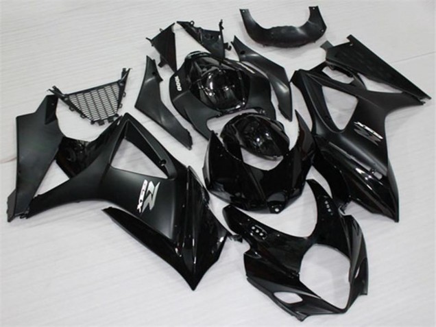2007-2008 Suzuki GSXR 1000 Motorcycle Fairings - Glossy Black Matte Black White Canada