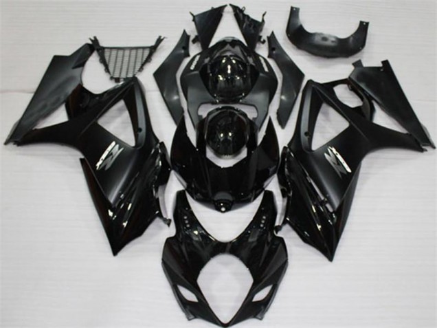 2007-2008 Suzuki GSXR 1000 Motorcycle Fairings - Glossy Black Matte Black White Canada