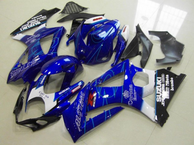 2007-2008 Suzuki GSXR 1000 Motorcycle Fairing - Blue White Black Corona Canada