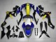 2007-2008 Yamaha YZF R1 Motorcycle Fairings - Blue Yellow Black Shark Canada