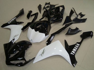 2007-2008 Yamaha YZF R1 Motorcycle Fairings - White Black Canada