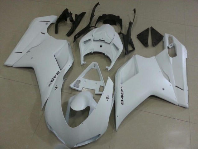 2007-2014 Ducati 848 Motorcycle Fairings - White Canada