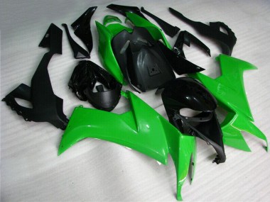 2008-2010 Kawasaki ZX10R Motorcycle Fairing Kits - Green Black Canada