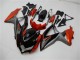 2008-2010 Suzuki GSXR 600/750 Motorcycle Fairings - Orange Grey Glossy Black Canada