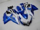 2008-2010 Suzuki GSXR 600/750 Motorcycle Fairings - White Blue Canada