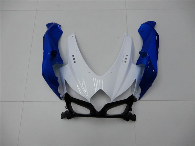 2008-2010 Suzuki GSXR 600/750 Motorcycle Fairings - White Blue Canada