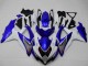 2008-2010 Suzuki GSXR 600/750 Motorcycle Fairings - White Blue Black Red Line Canada