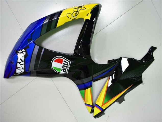 2008-2010 Suzuki GSXR 600/750 Motorcycle Fairings - Blue Yellow Shark Canada