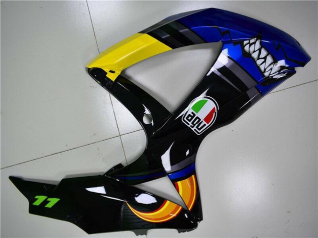 2008-2010 Suzuki GSXR 600/750 Motorcycle Fairings - Blue Yellow Shark Canada