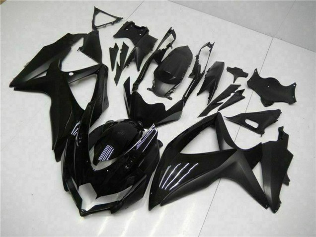 2008-2010 Suzuki GSXR 600/750 Motorcycle Fairings - Glossy Black Matte Black Canada