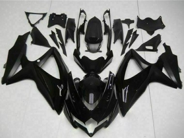 2008-2010 Suzuki GSXR 600/750 Motorcycle Fairings - Glossy Black Matte Black Canada