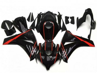 2008-2011 Honda CBR1000RR Motorcycle Fairings - Glossy Black Red Canada