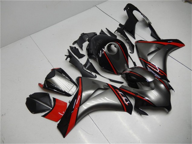 2008-2011 Honda CBR1000RR Motorcycle Fairing - Grey Red Glossy Black Canada