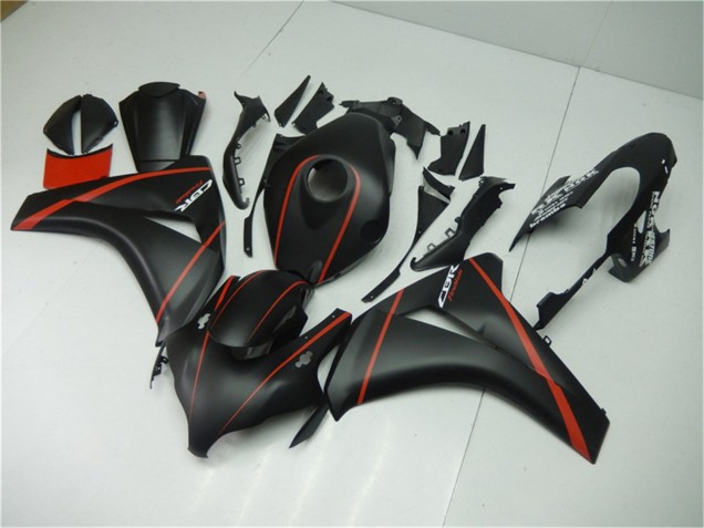 2008-2011 Honda CBR1000RR Motorcycle Fairings - Matte Black Red Canada