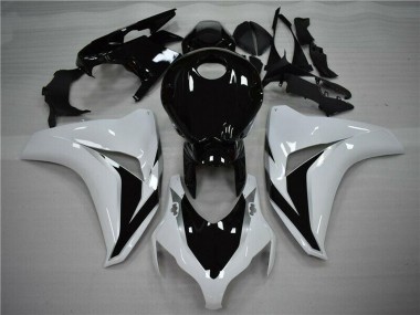 2008-2011 Honda CBR1000RR Bike Fairings - White Glossy Black Canada