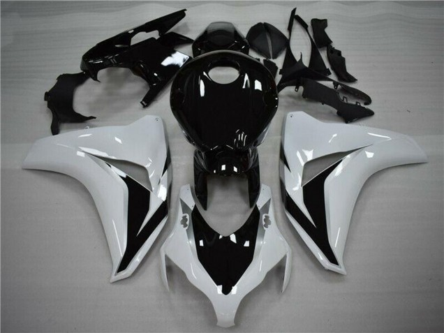 2008-2011 Honda CBR1000RR Bike Fairings - White Glossy Black Canada