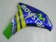 2008-2011 Honda CBR1000RR Motorcycle Fairings - Blue Yellow Green MoviStar Castrol Canada