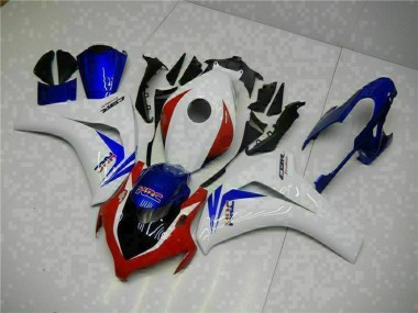 2008-2011 Honda CBR1000RR Bike Fairings - White Red Blue HRC Canada