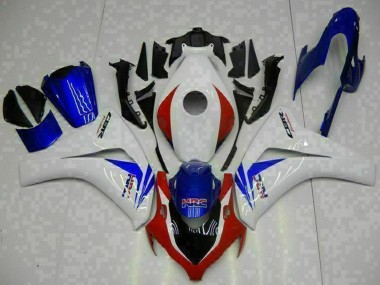 2008-2011 Honda CBR1000RR Bike Fairings - White Red Blue HRC Canada